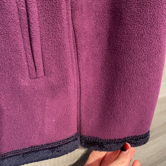 Long Tall Sally Fleece Purple Jacket 